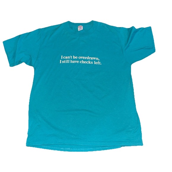 Jerzees Other - Vintage Single Stitch Jerzees T-Shirt Dad Joke Finance Made in USA